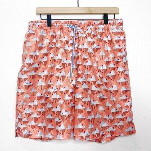 Peter Millar Men's Shorts Trunks Lined Seaside Collection Polar Bear Print Large